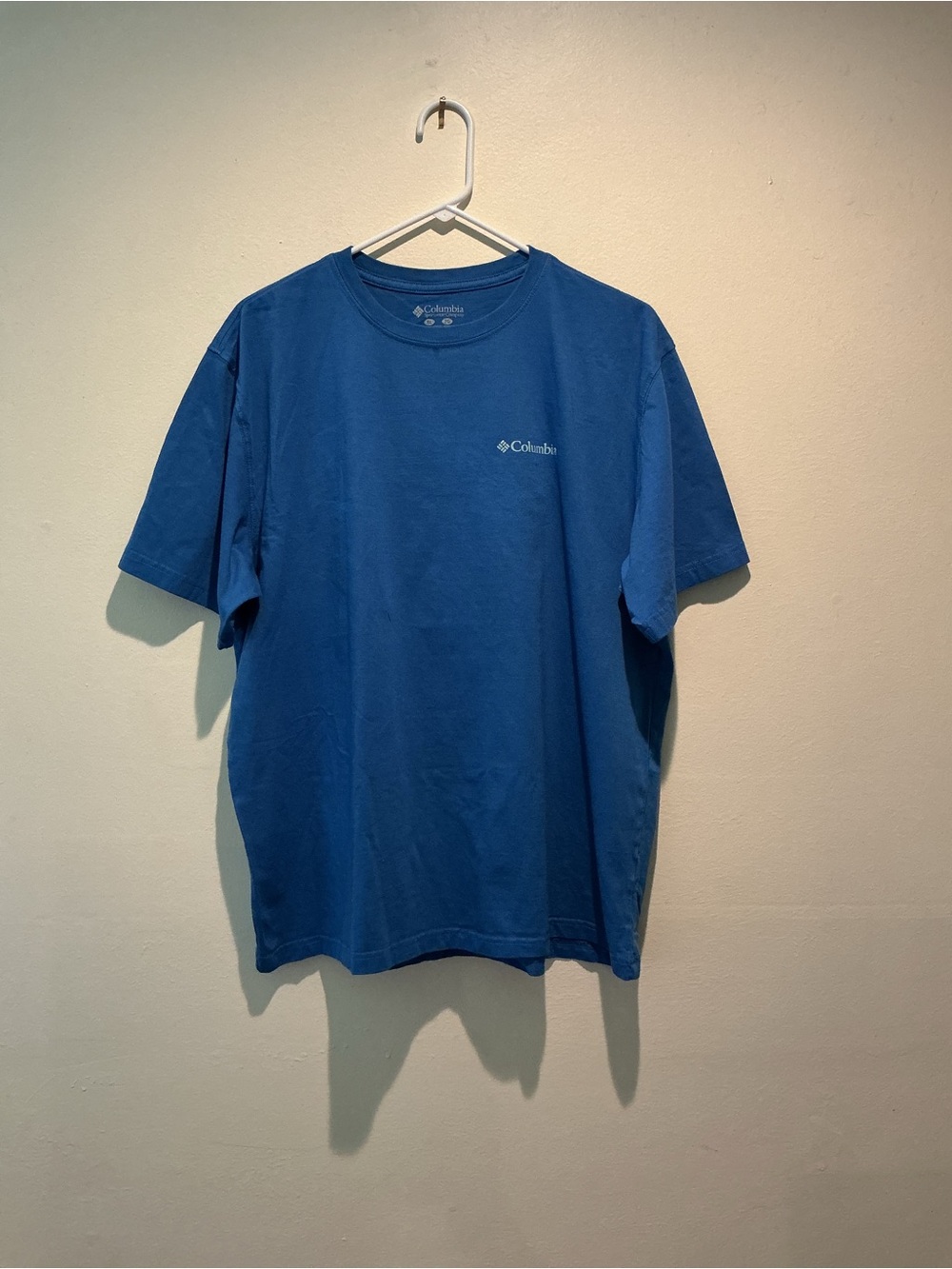 Columbia Sportswear Orlando Sunset Palm Graphic T-Shirt Blue Men's Size XL